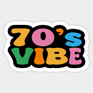 60's vibe Sticker